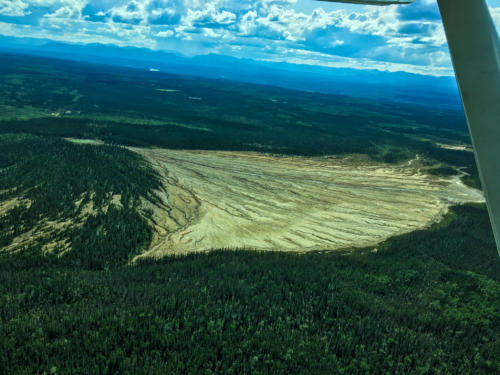 Mud volcano near Gulkana