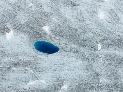 Pool on the Tana Glacier