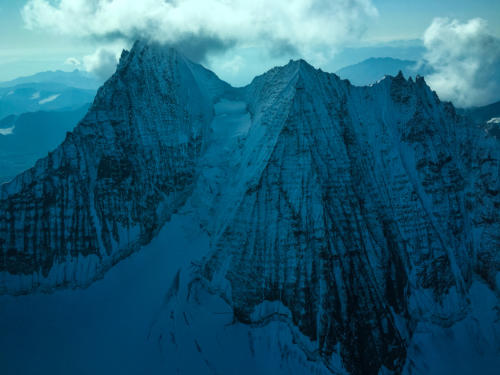 Early winter snow near Castle Peak