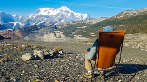 Mike enjoying the view--Icy Bay
